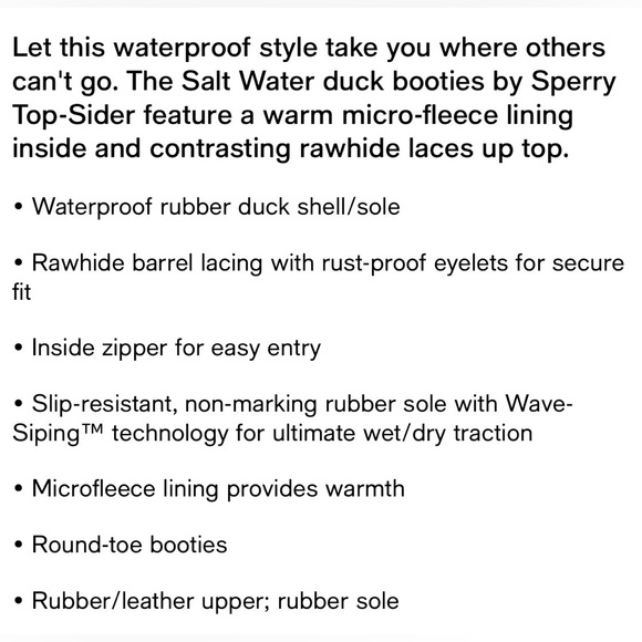 Sperry Saltwater Duck Boot - Picture 10 of 11